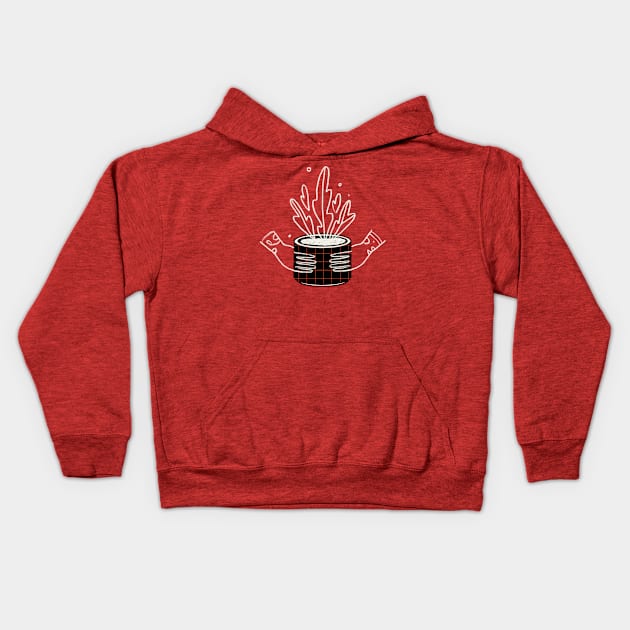 Hands to the plant Kids Hoodie by London Colin